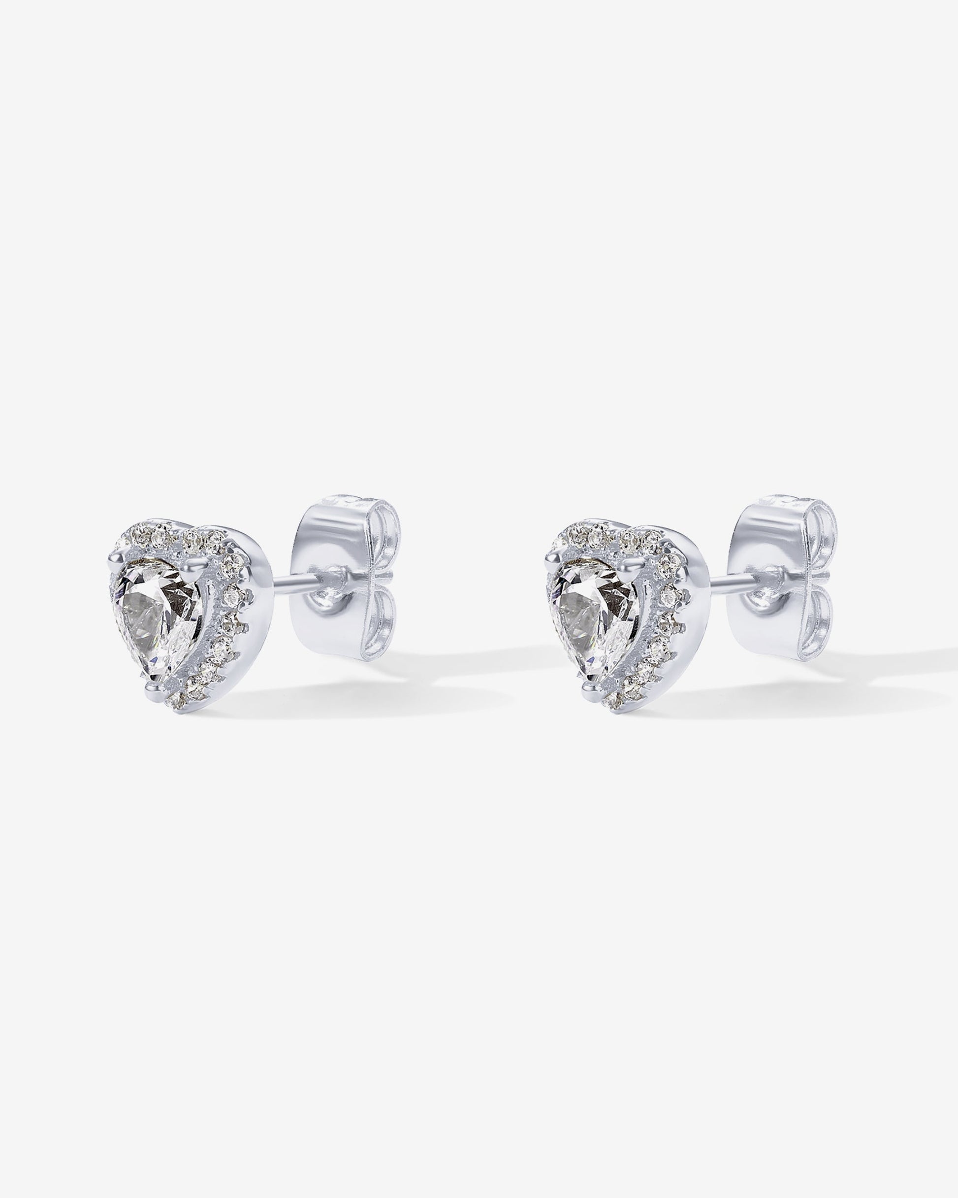 Heart Halo Studs