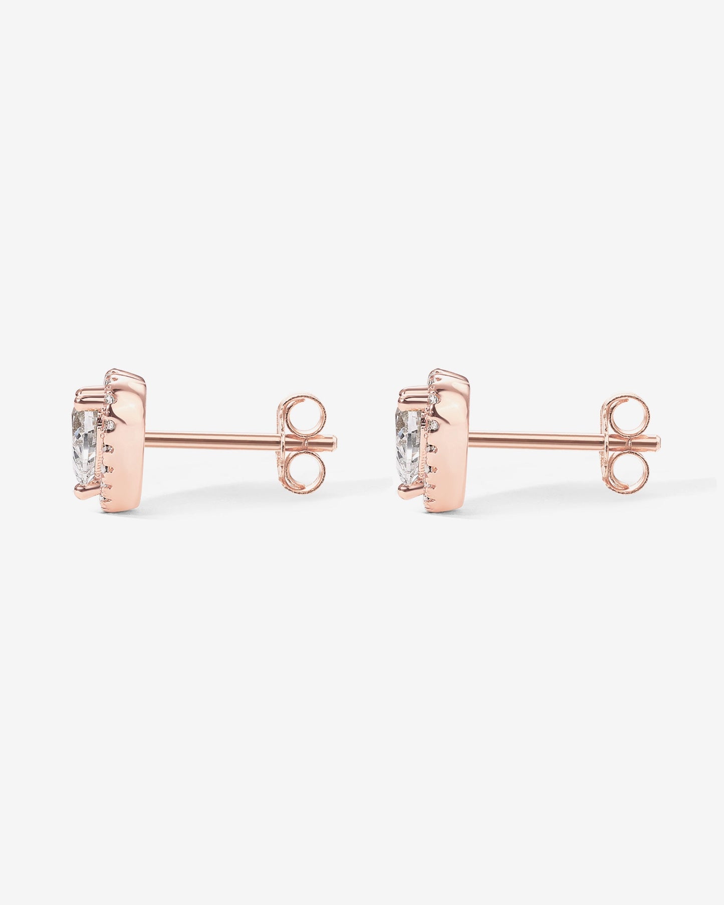 Heart Halo Studs