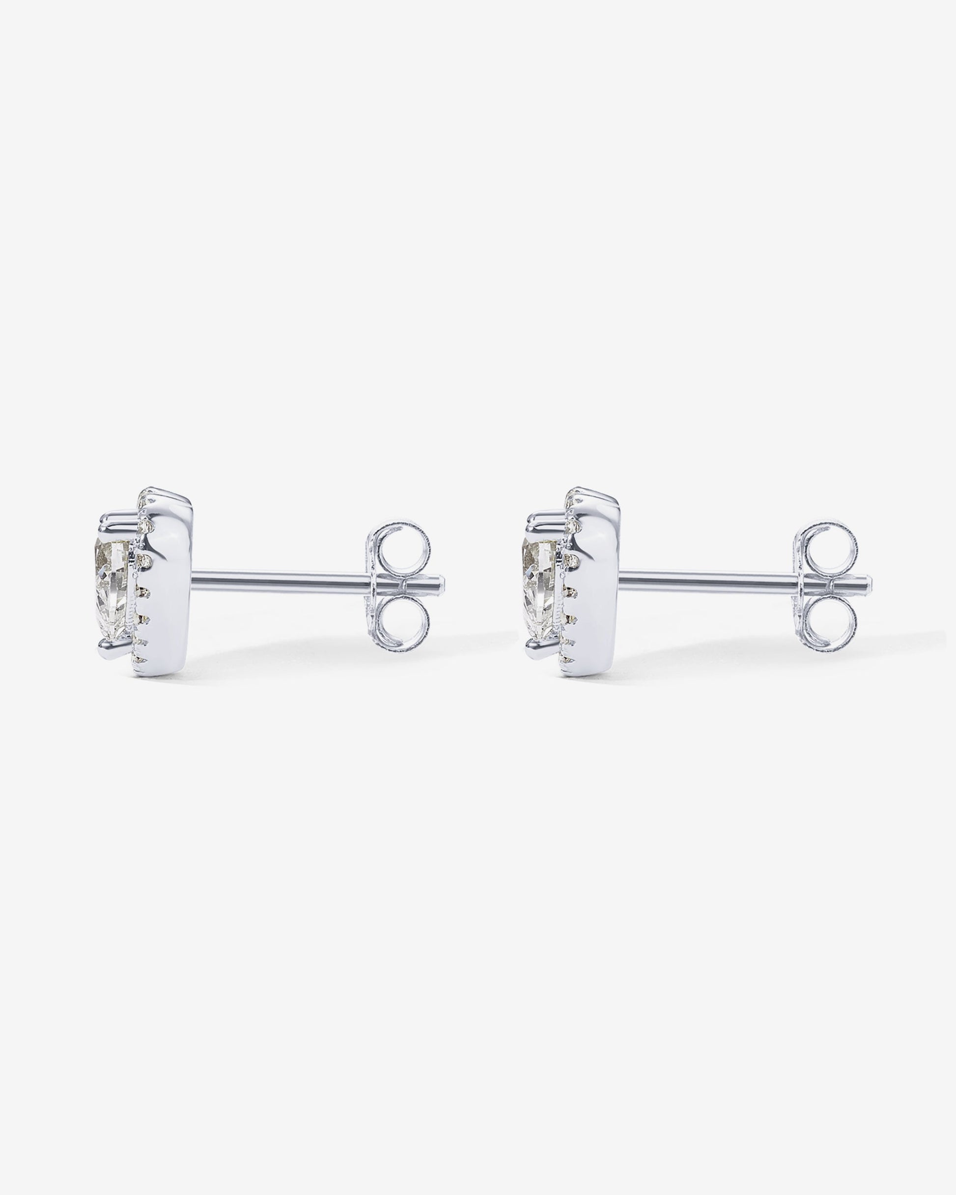 Heart Halo Studs