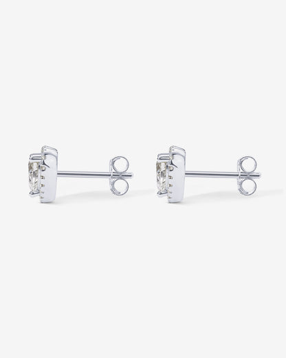 Heart Halo Studs