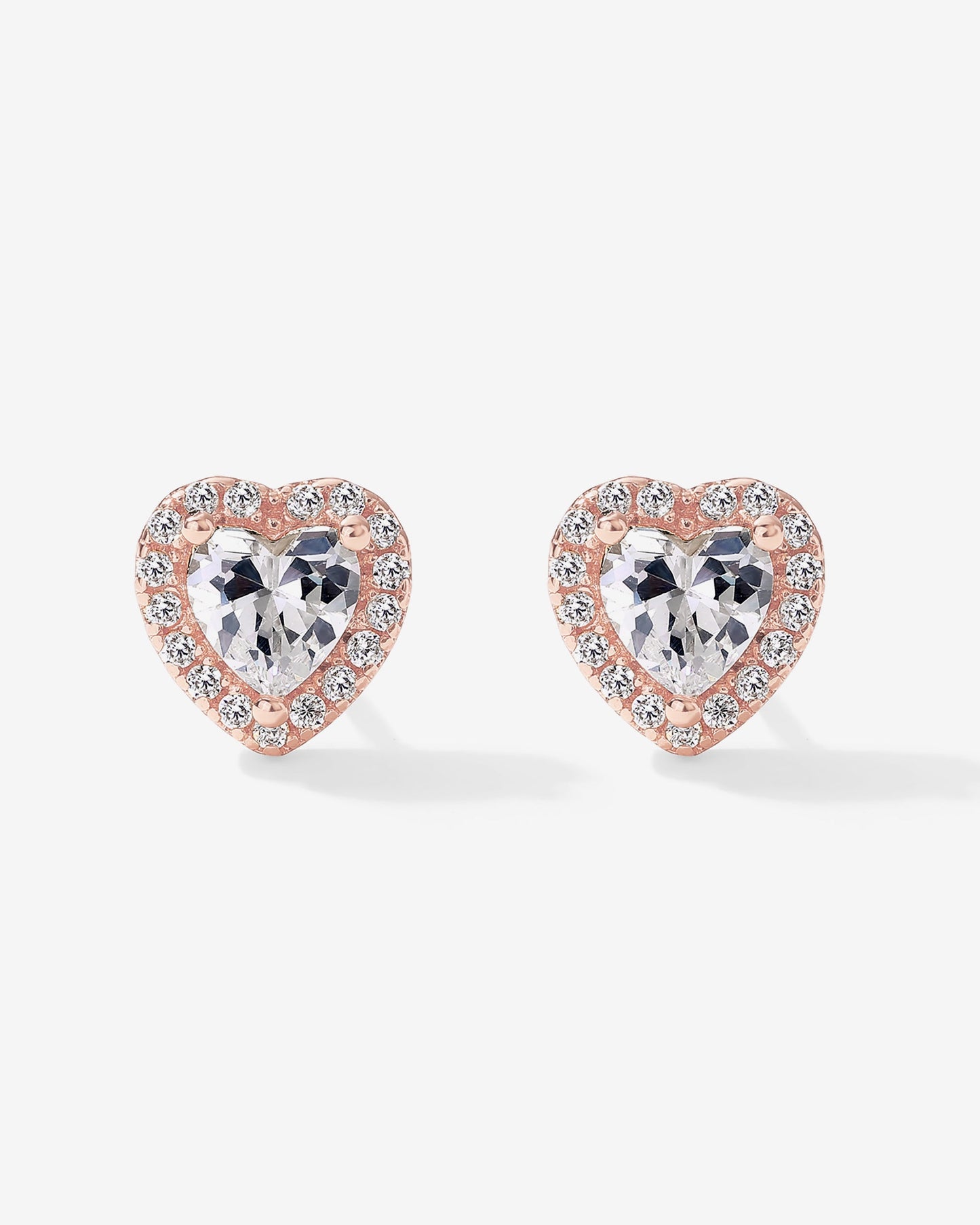 Heart Halo Studs
