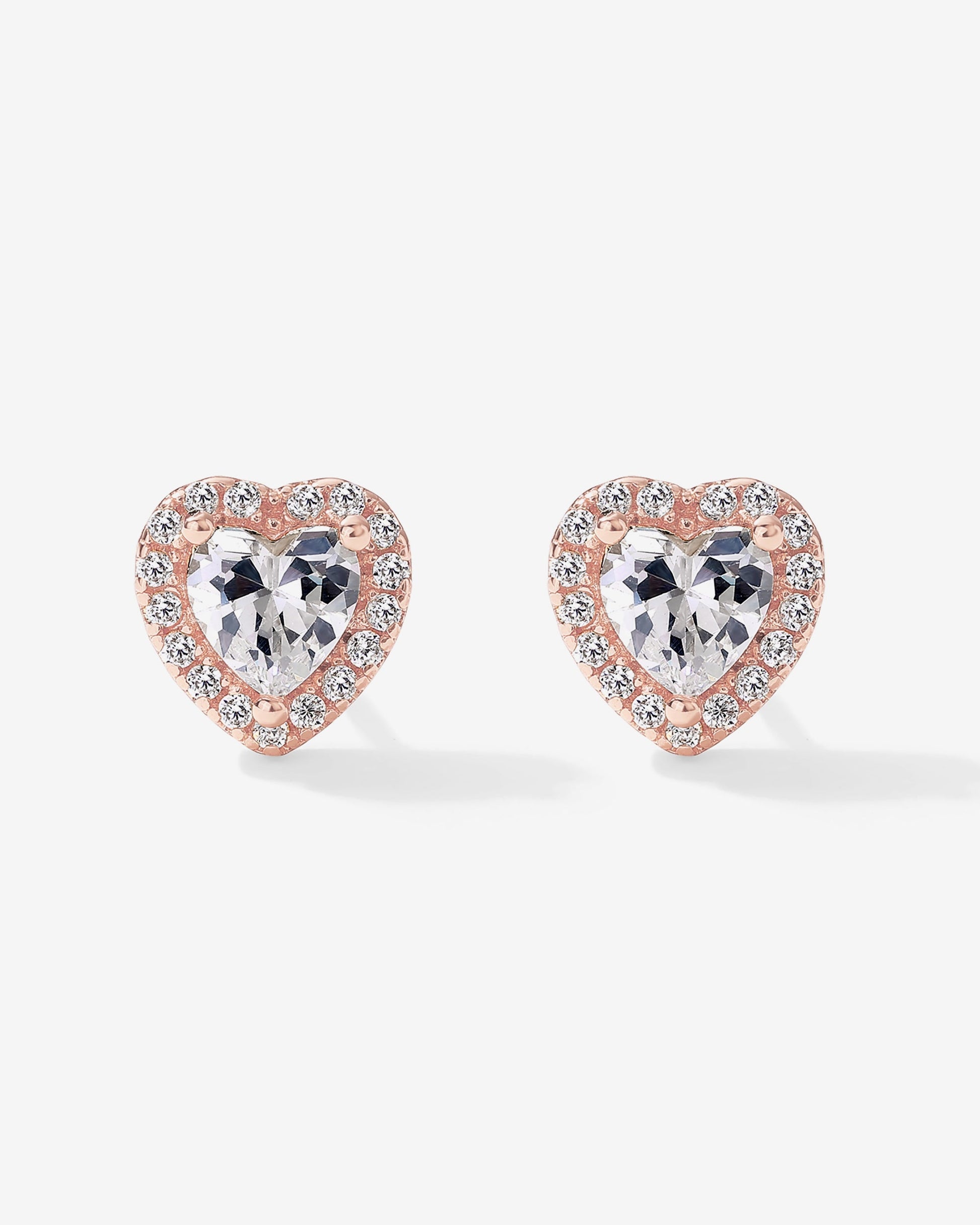 Heart Halo Studs
