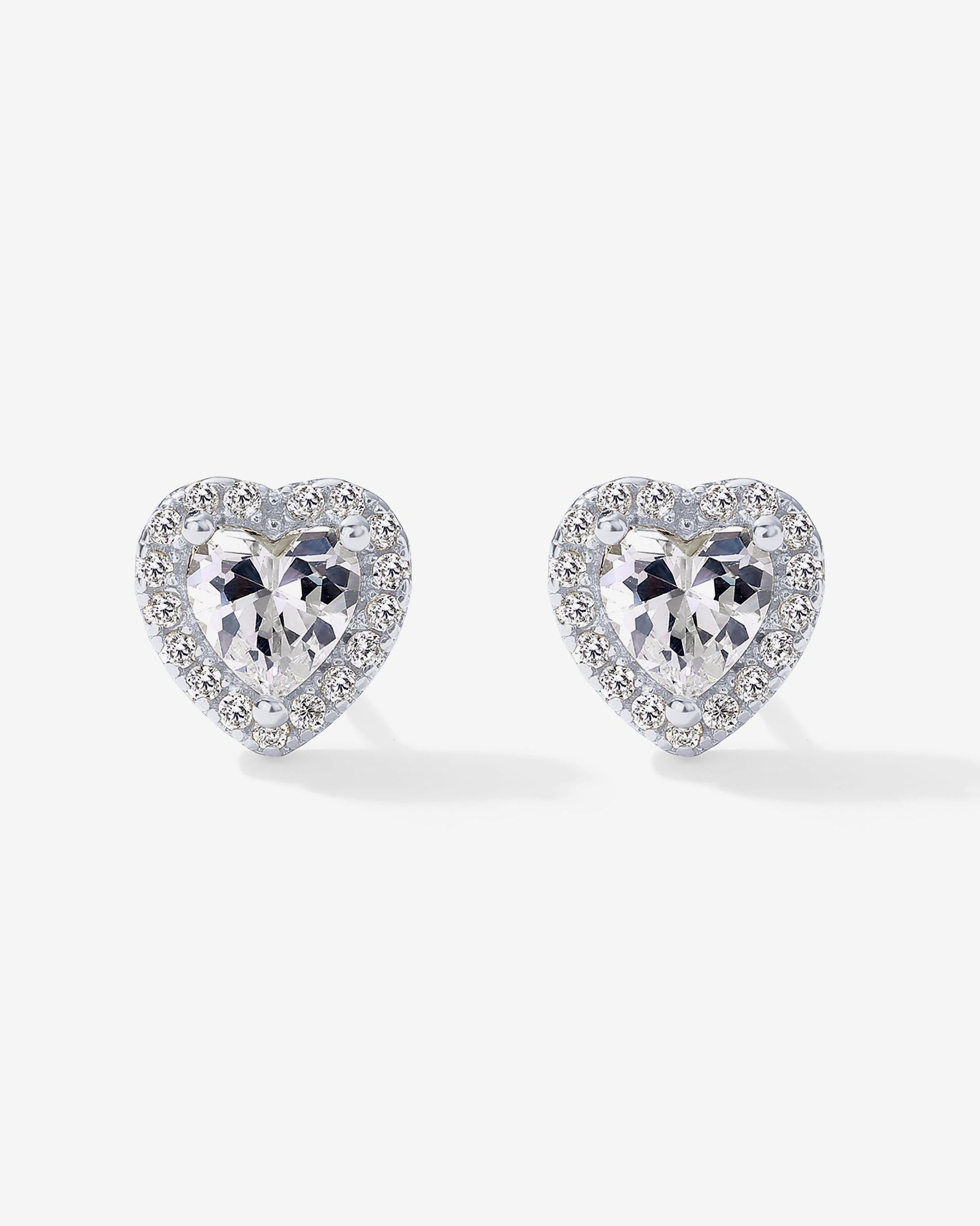 Heart Halo Studs