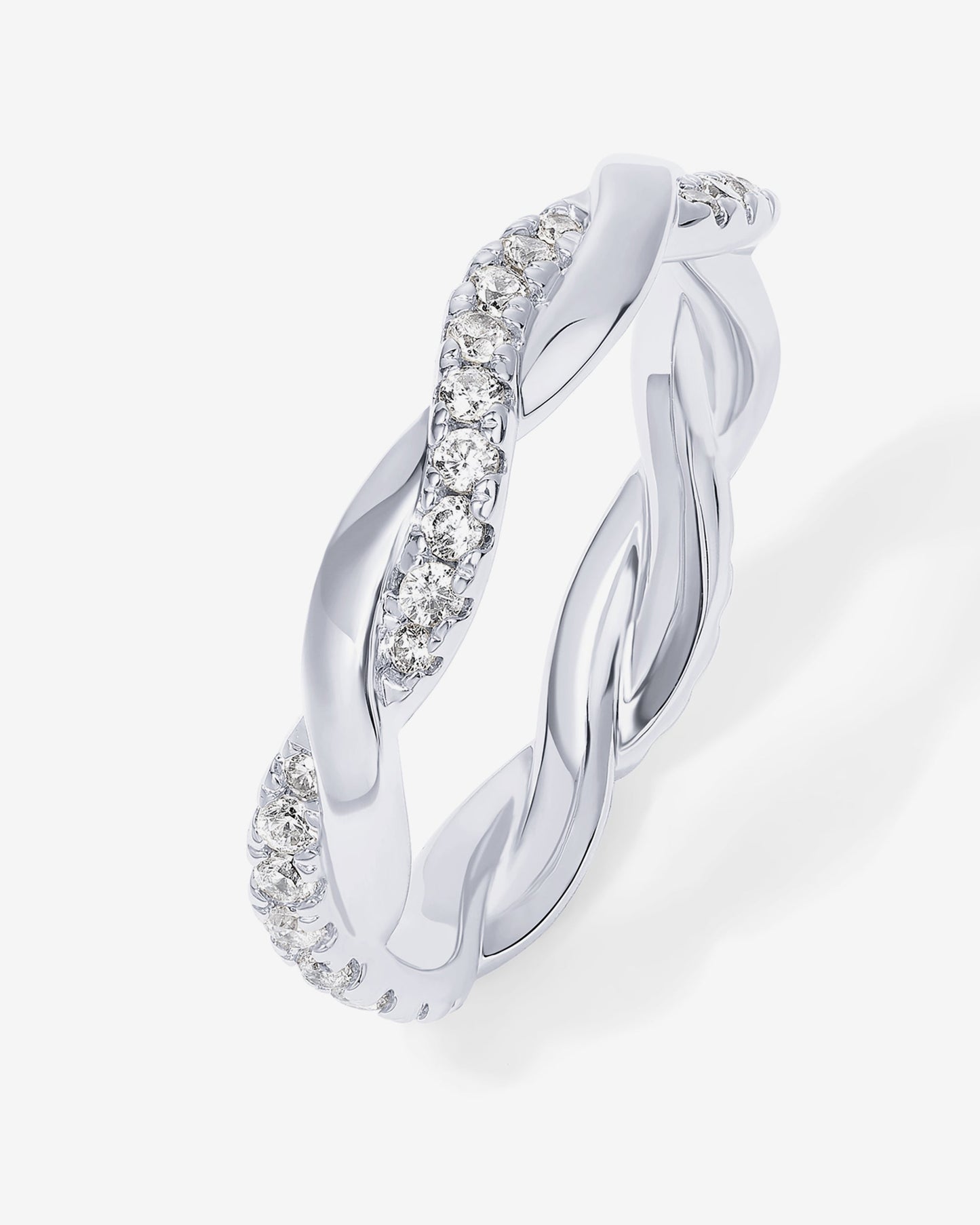 Vermeil Braided Eternity Band