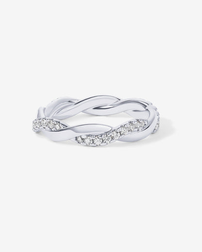 Vermeil Braided Eternity Band