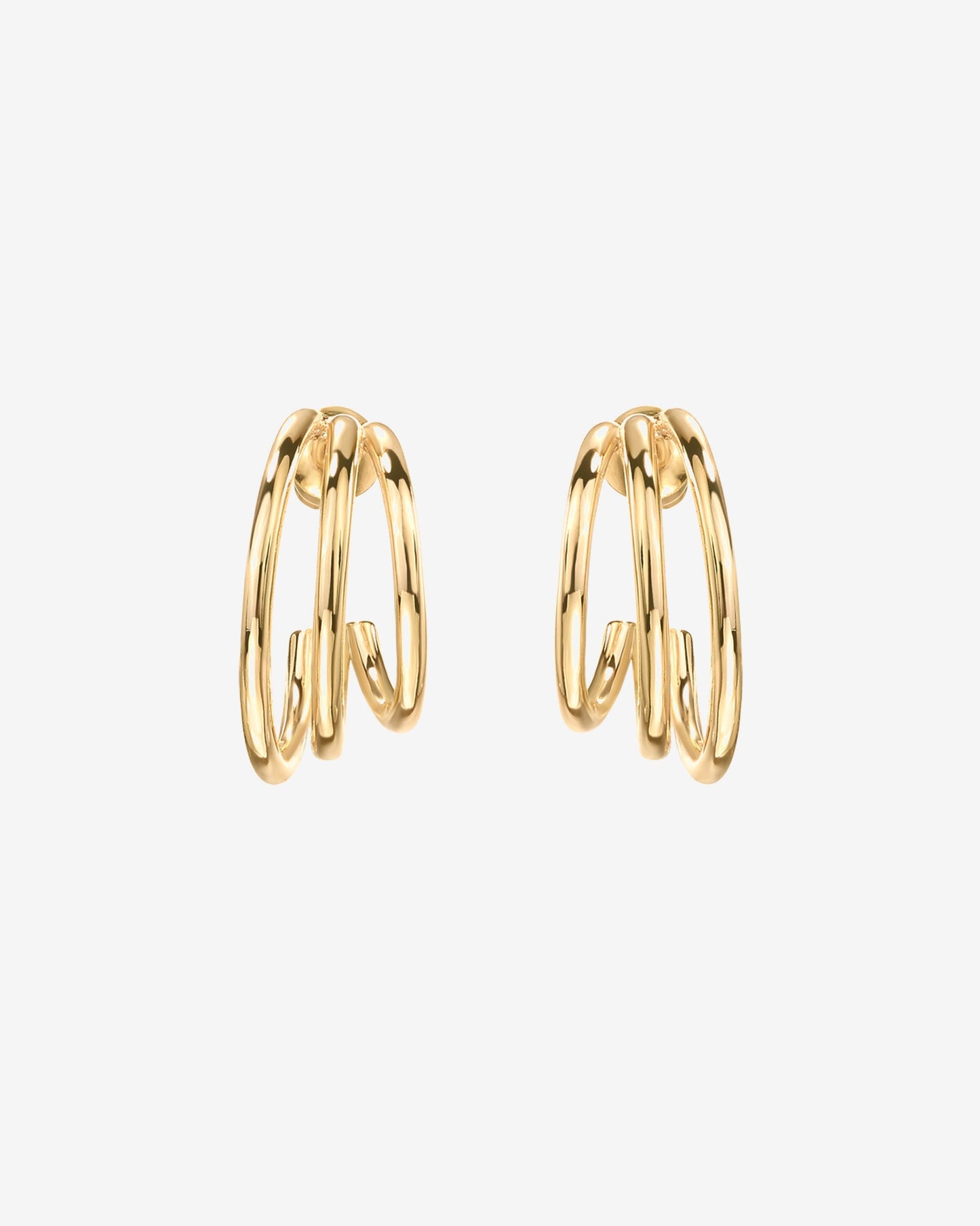 Vermeil Echo Hoops