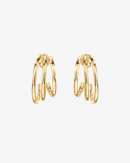 Vermeil Echo Hoops
