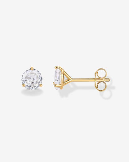 Three Prong Round Studs