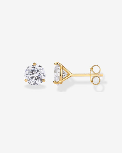 Three Prong Round Studs