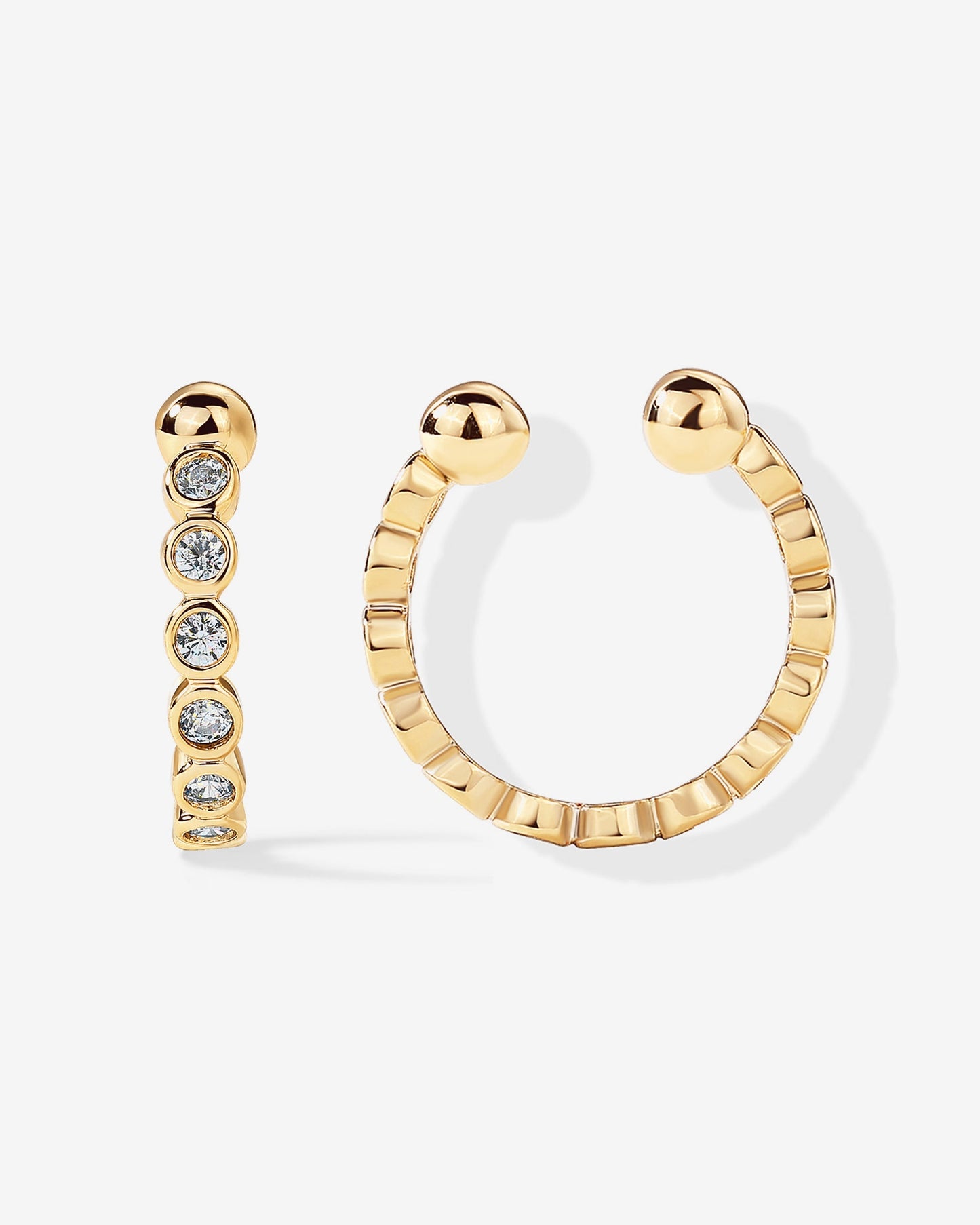 Bezel Ear Cuffs