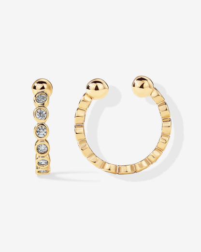 Bezel Ear Cuffs