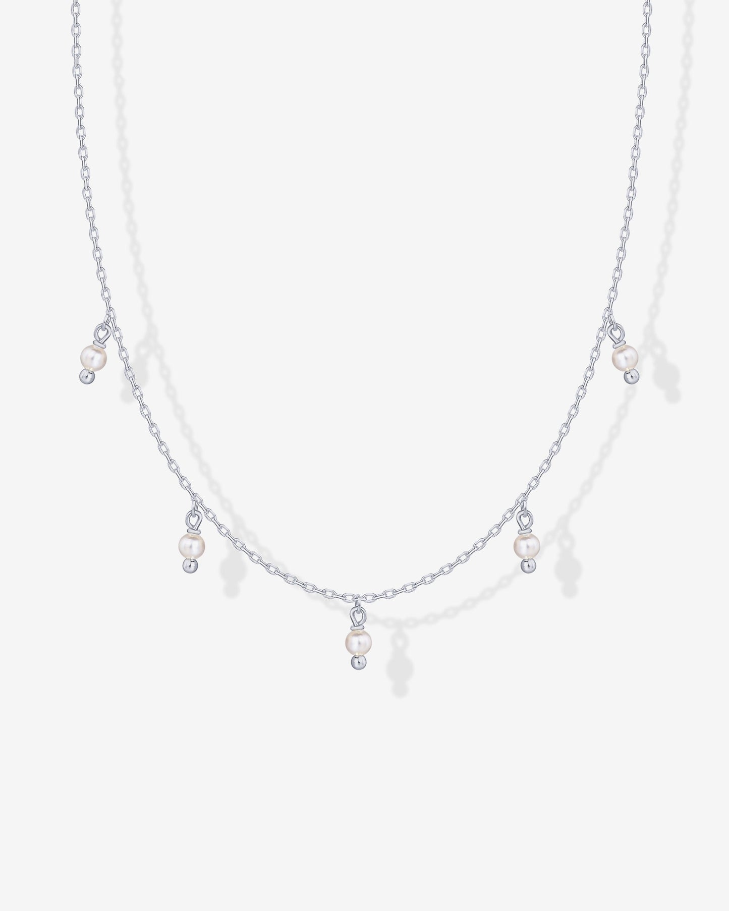 Shell Pearl Chain Necklace