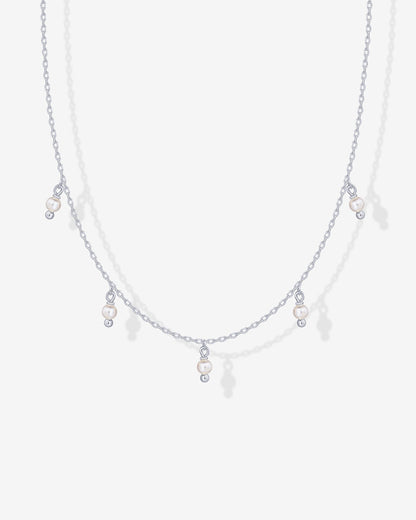 Shell Pearl Chain Necklace