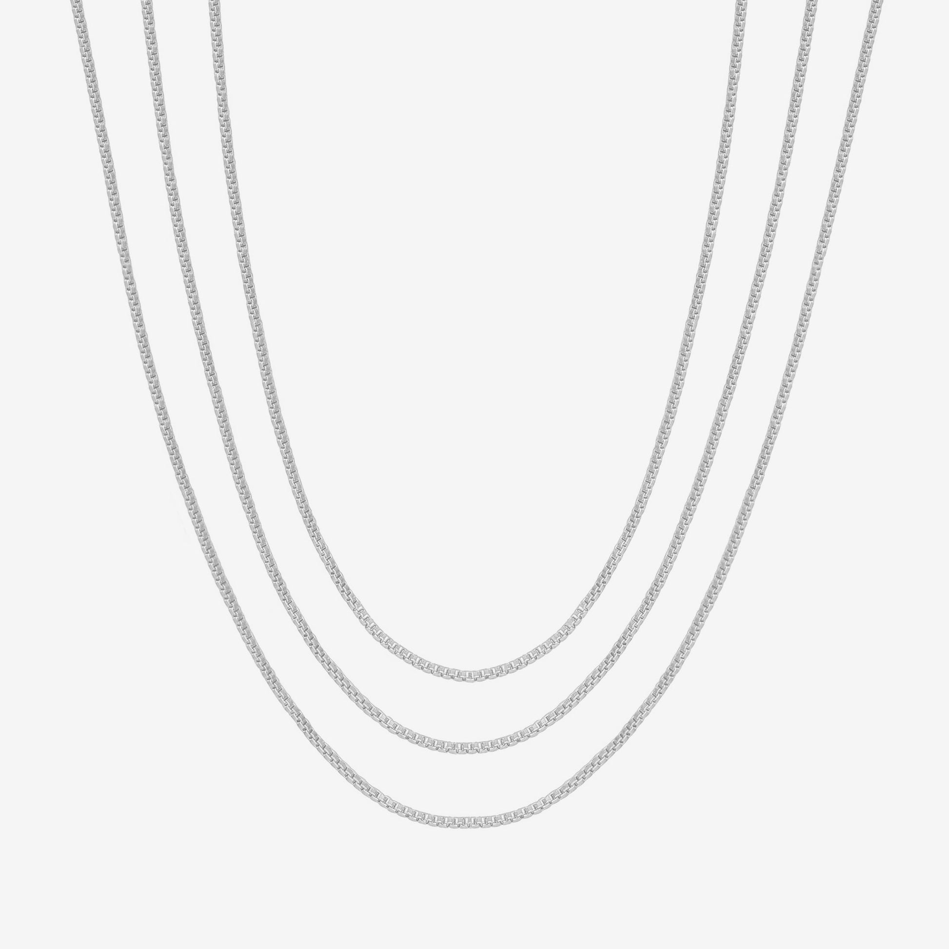 Three Layered Chain Necklace