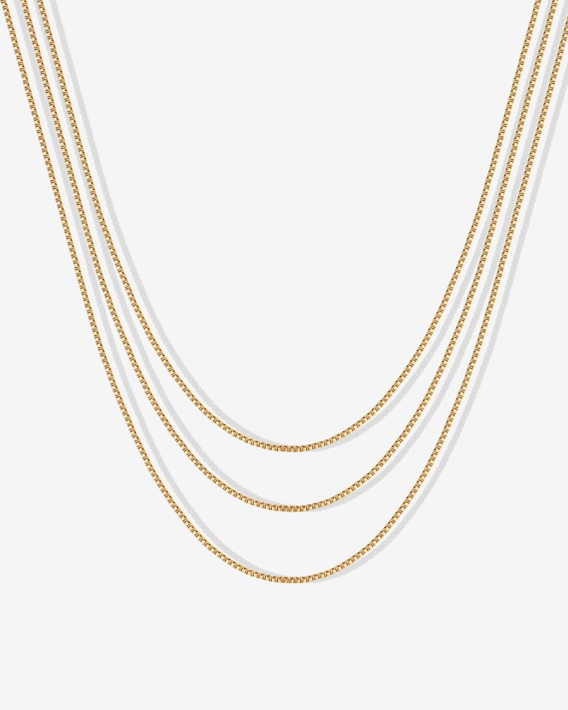 Three Layered Chain Necklace