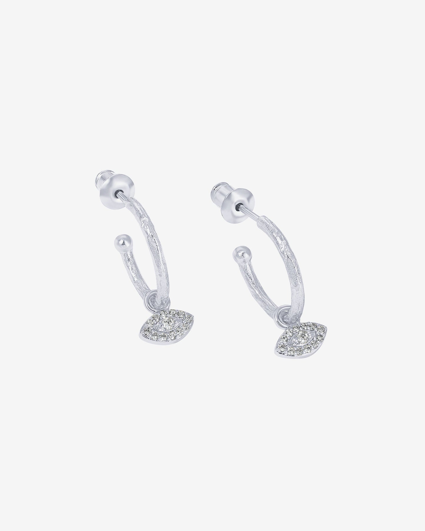 Evil Eye Hoops