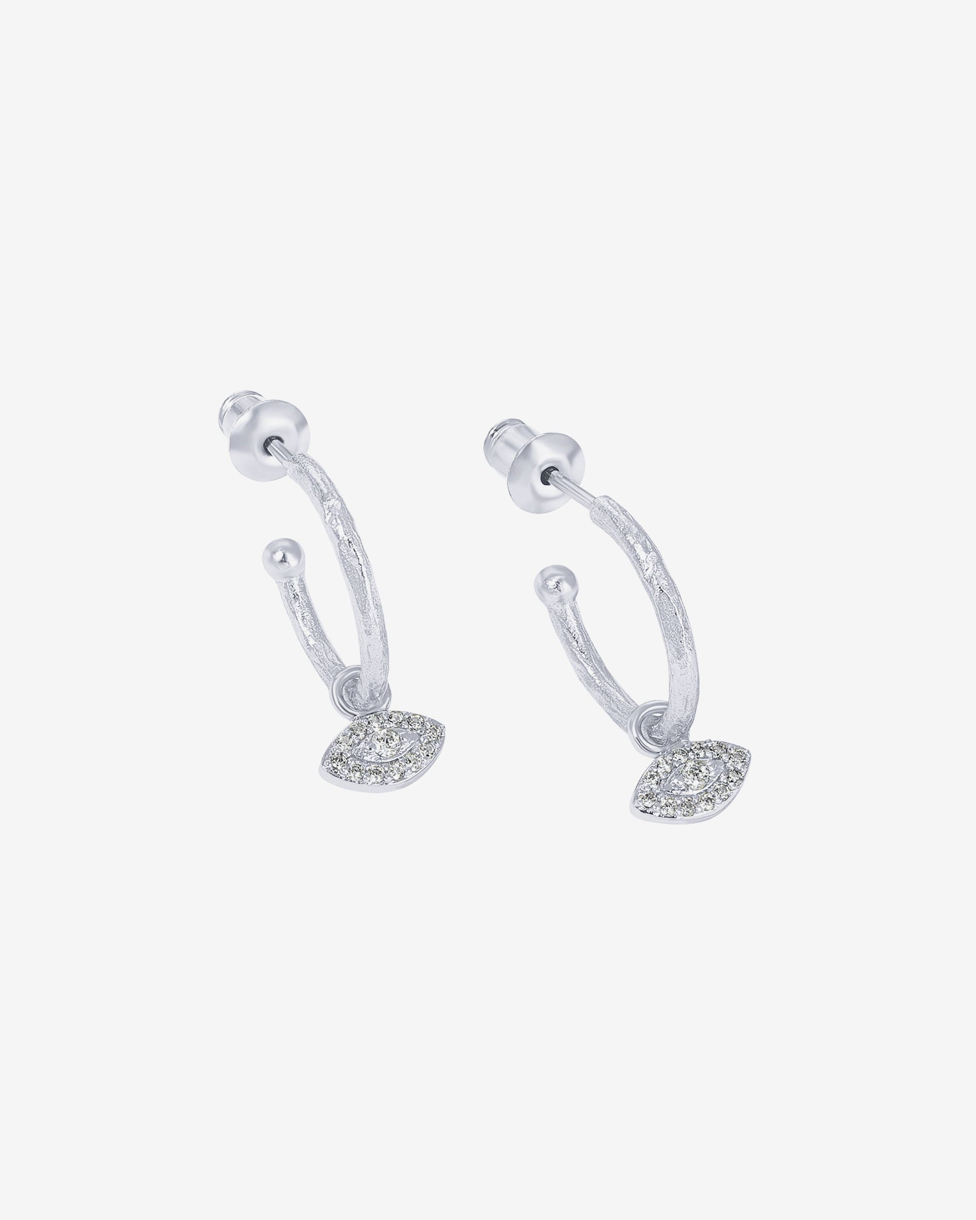 Evil Eye Hoops