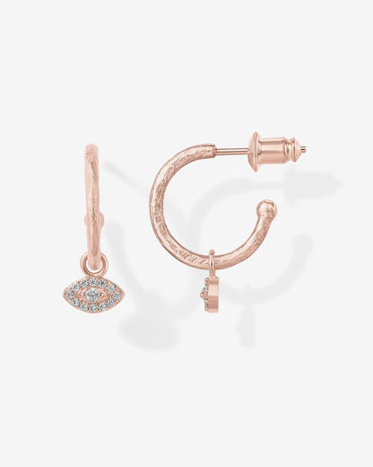 Evil Eye Hoops