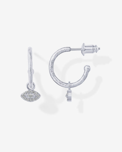 Evil Eye Hoops