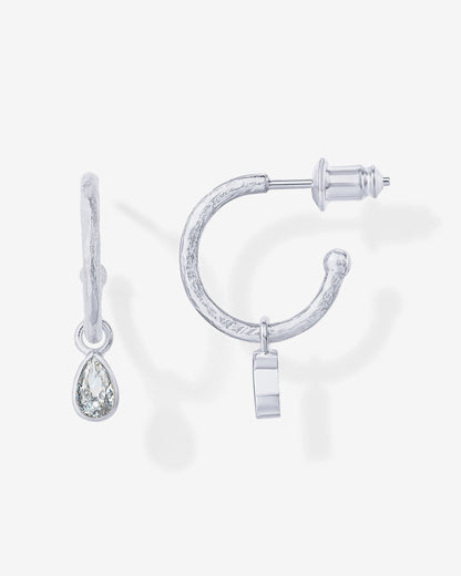 Drop Pear Hoop