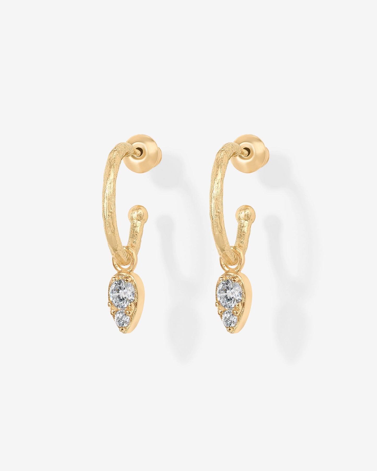 Tear Drop Hoops