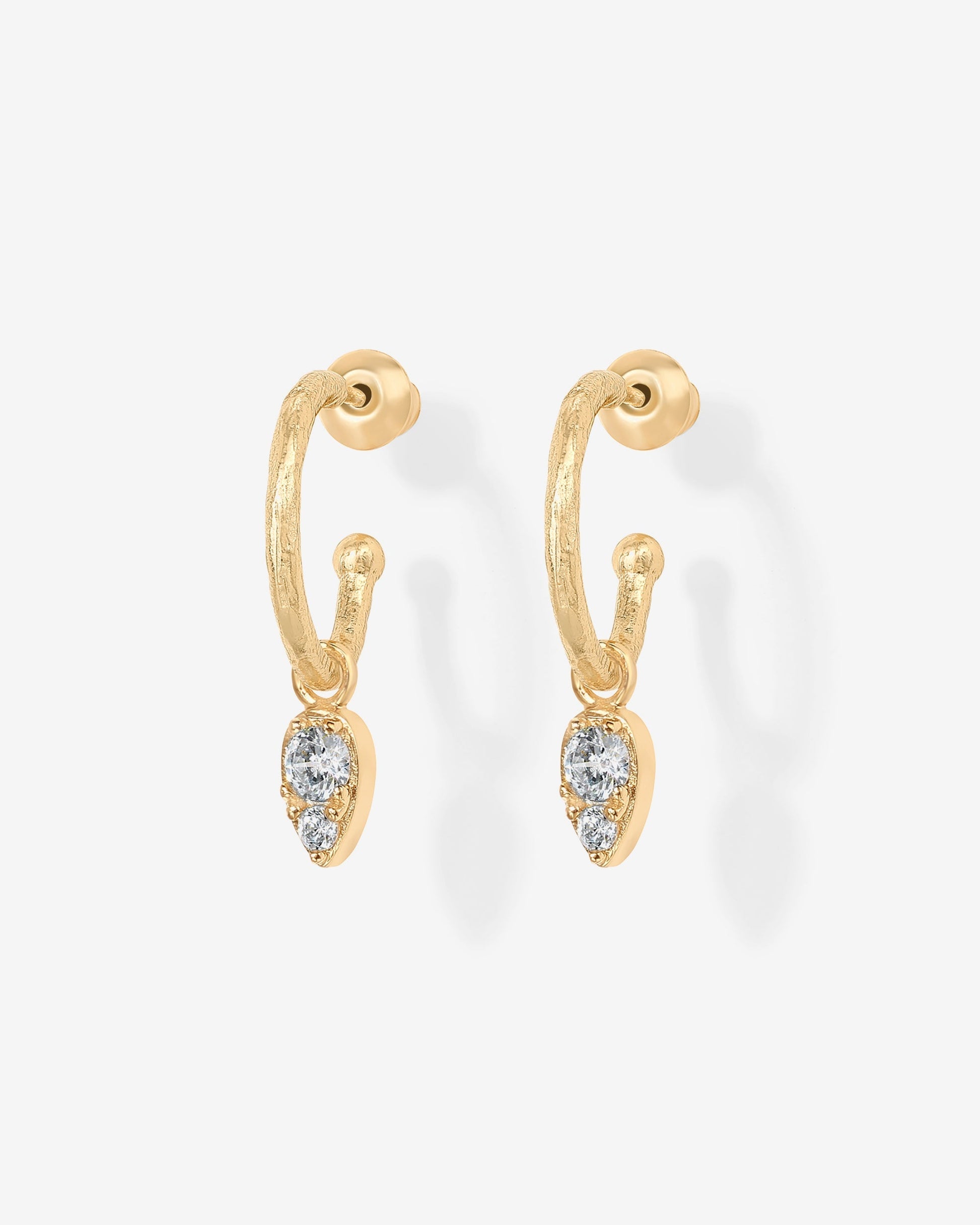 Tear Drop Hoops
