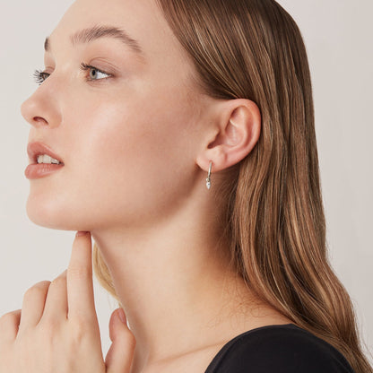 Tear Drop Hoops