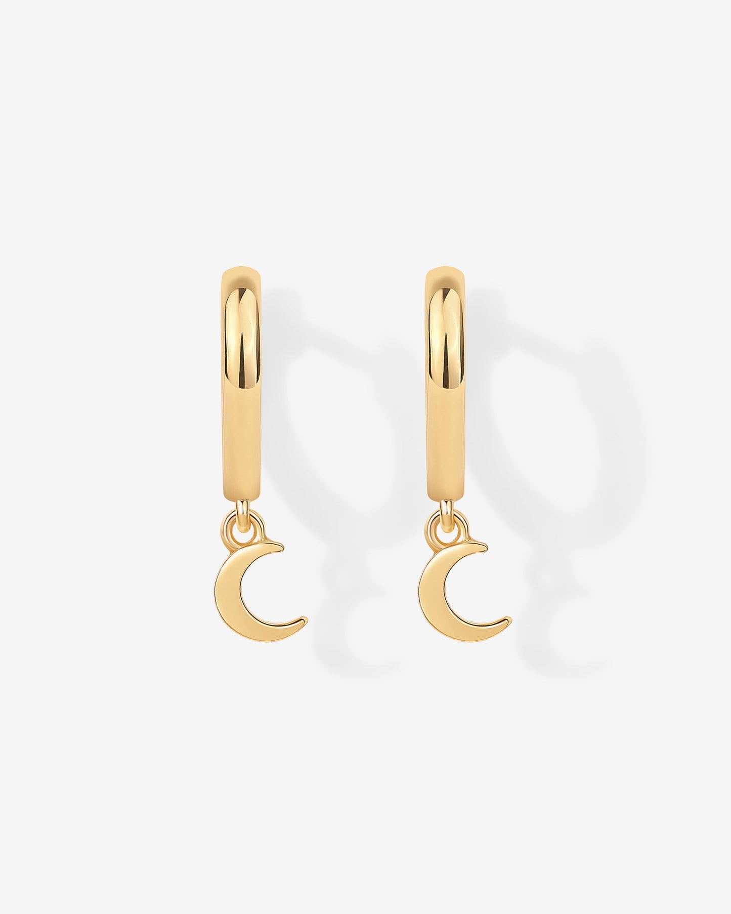 Vermeil Drop Moon Huggies