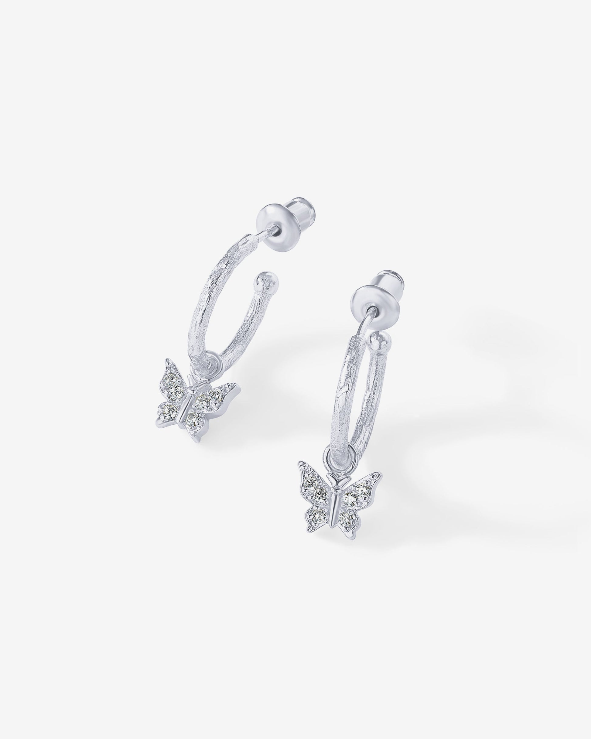 Drop Butterfly Hoops