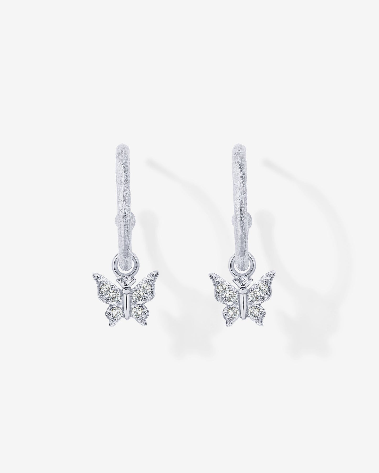 Drop Butterfly Hoops