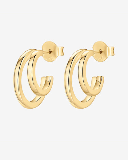 Double Split Hoops