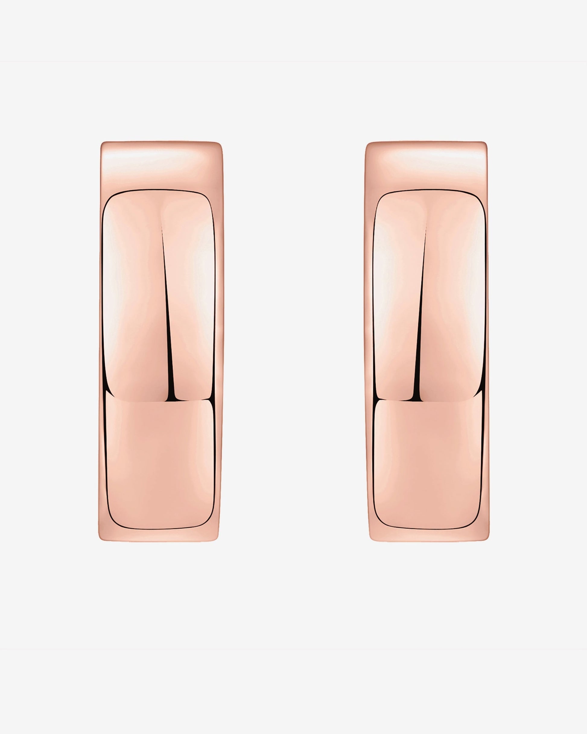 Squared Edge Hoops