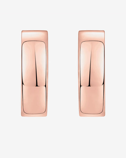 Squared Edge Hoops
