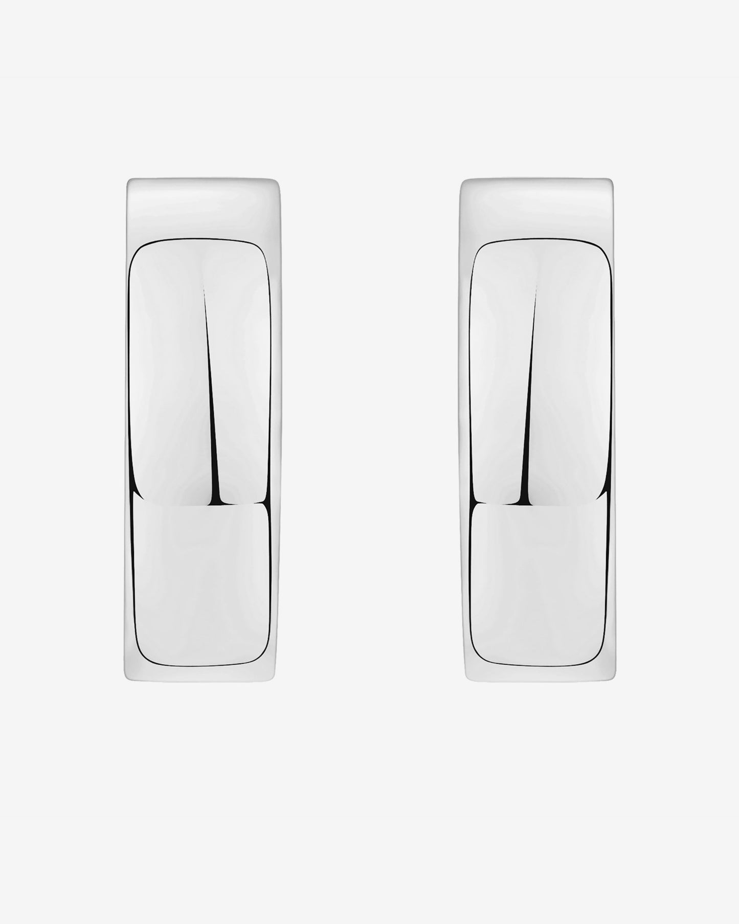 Squared Edge Hoops