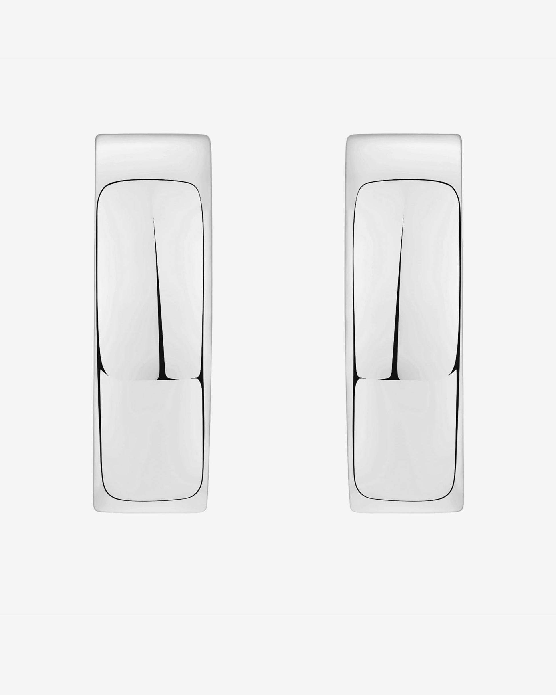 Squared Edge Hoops
