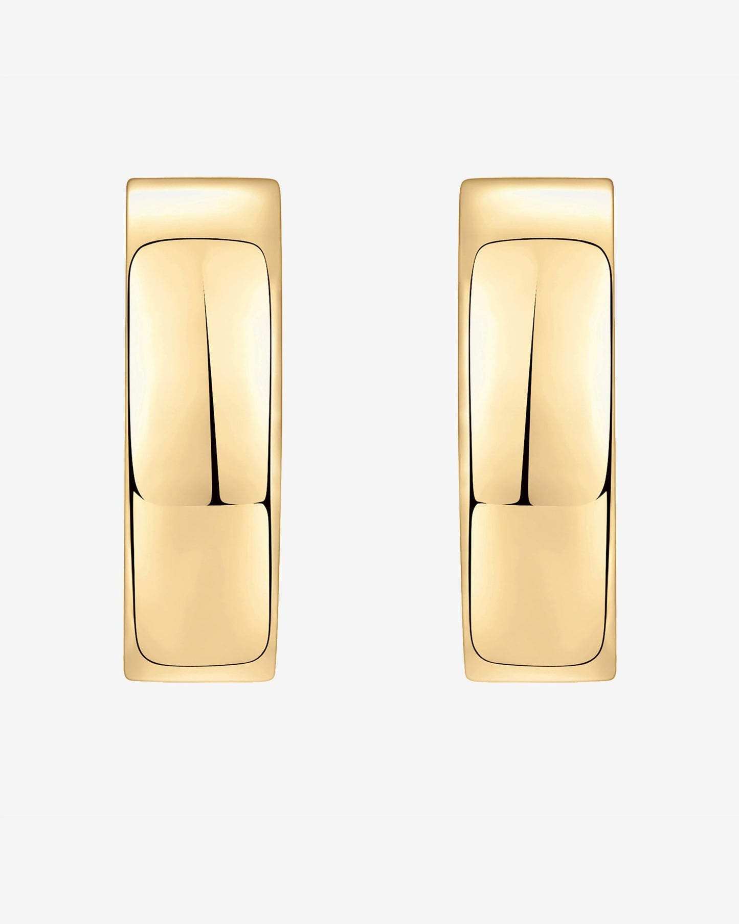 Squared Edge Hoops