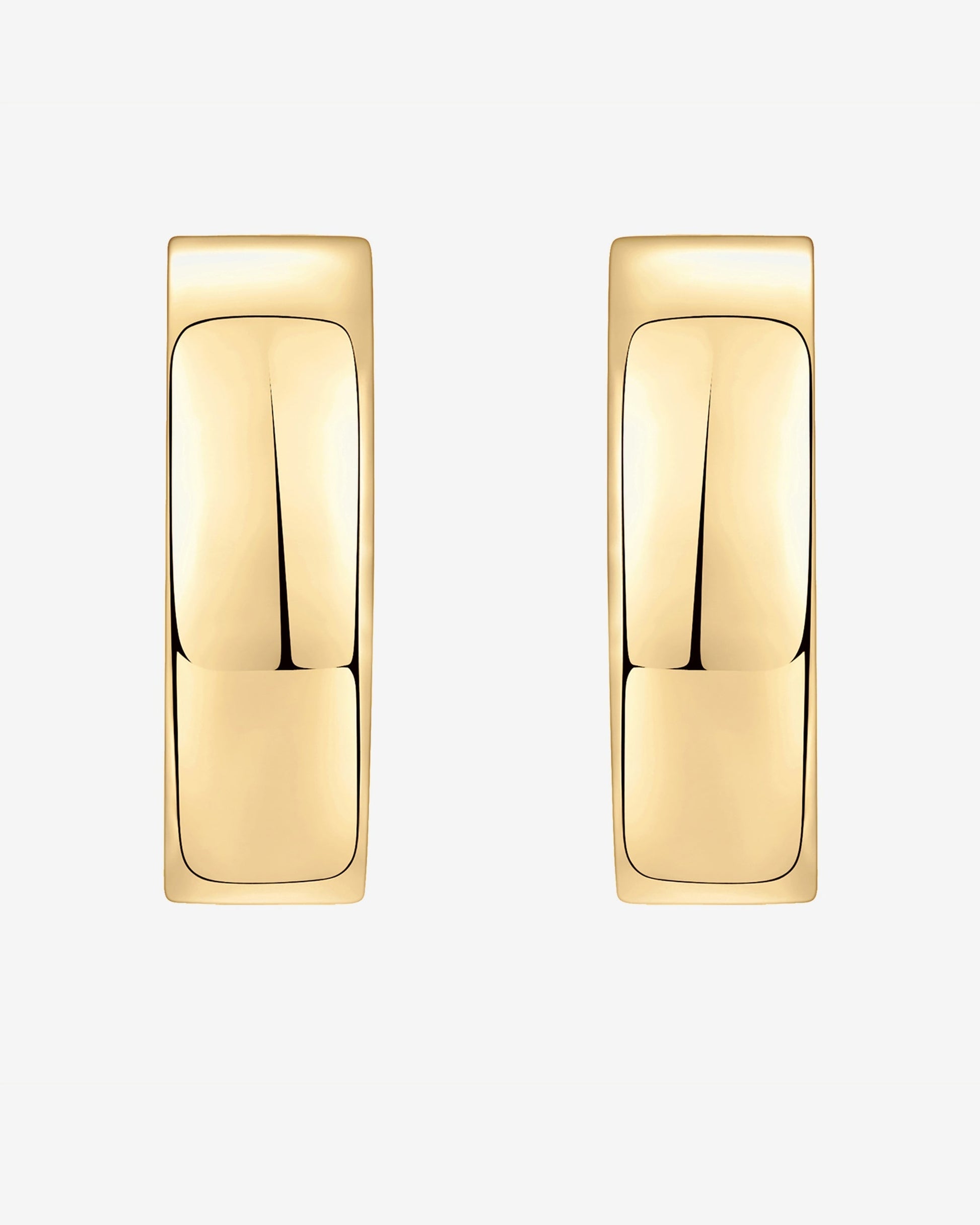 Squared Edge Hoops