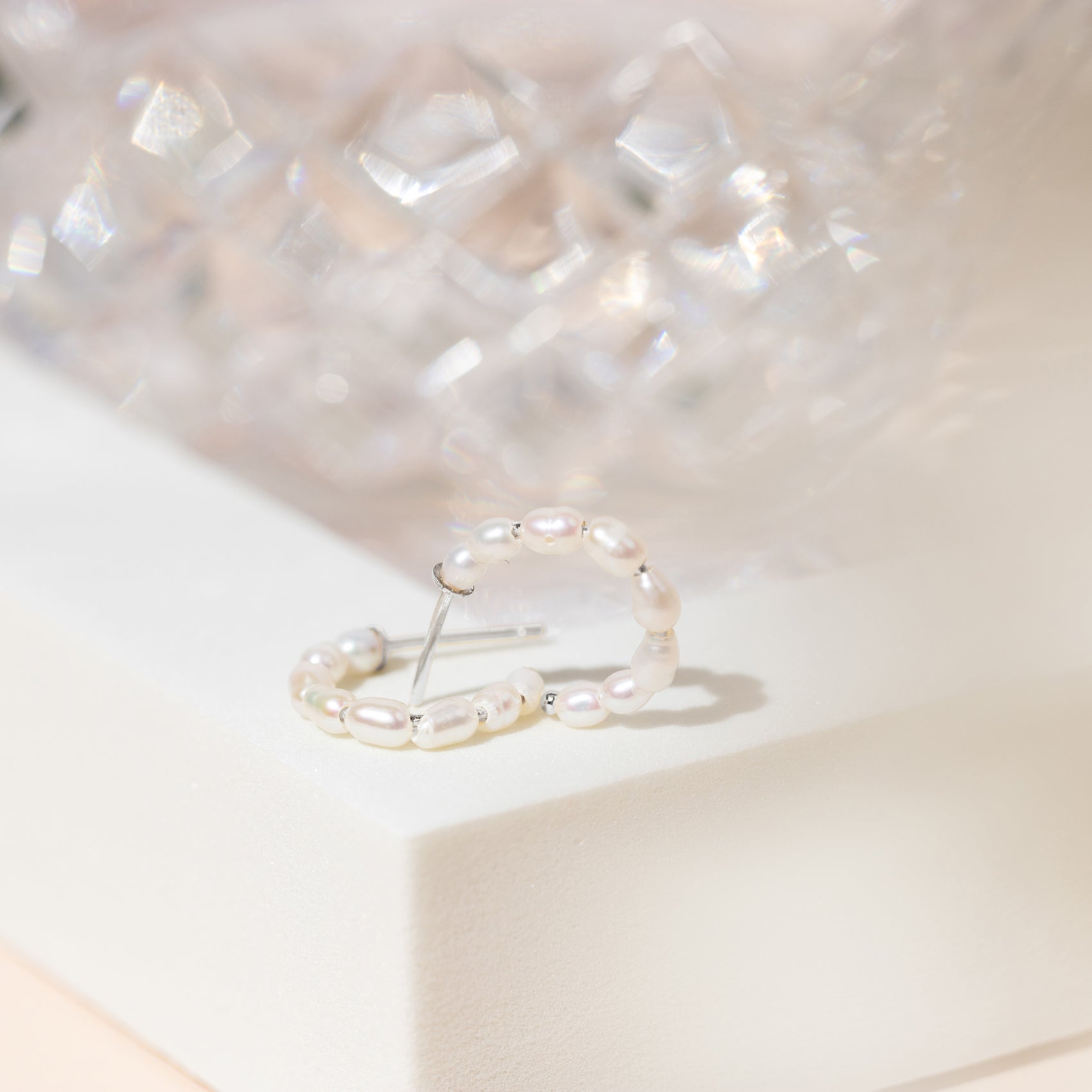 Charlotte Freshwater Pearl Hoops