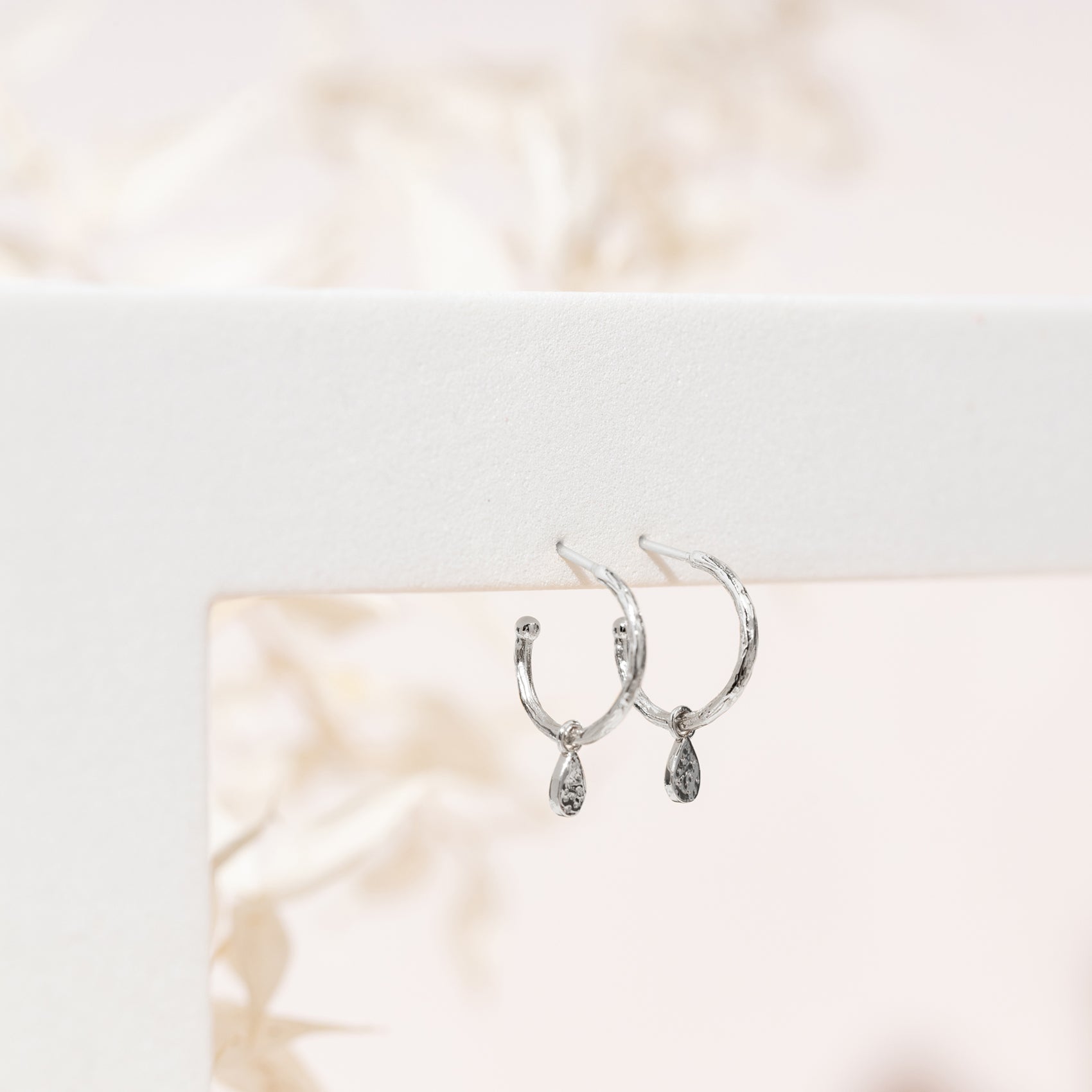 Drop Hammered Hoops
