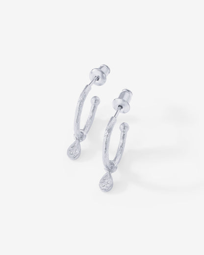 Drop Hammered Hoops