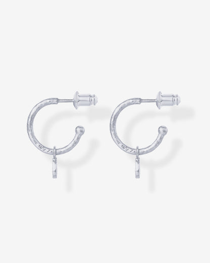 Drop Hammered Hoops