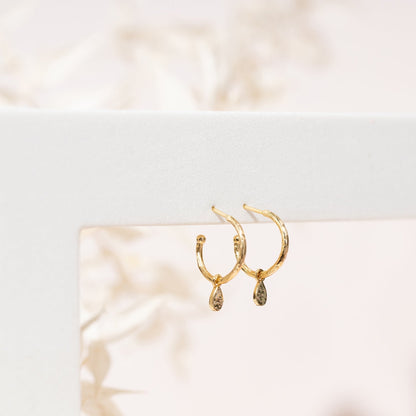 Drop Hammered Hoops