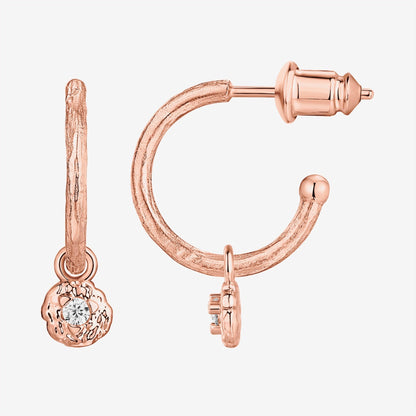 Drop Hammered Hoops