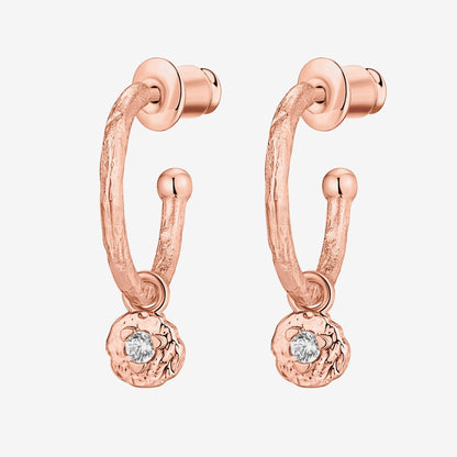 Drop Hammered Hoops