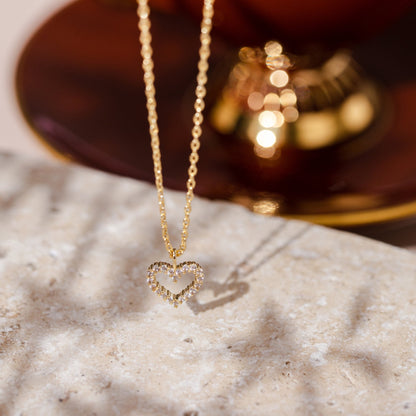 Open Heart Necklace