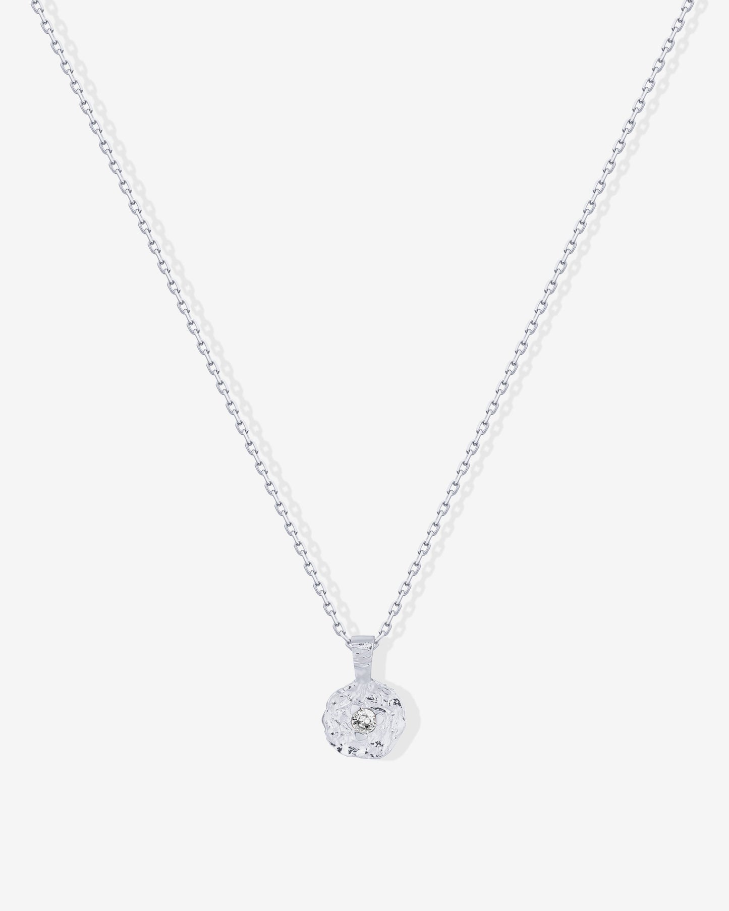 Hammered Coin Pendant