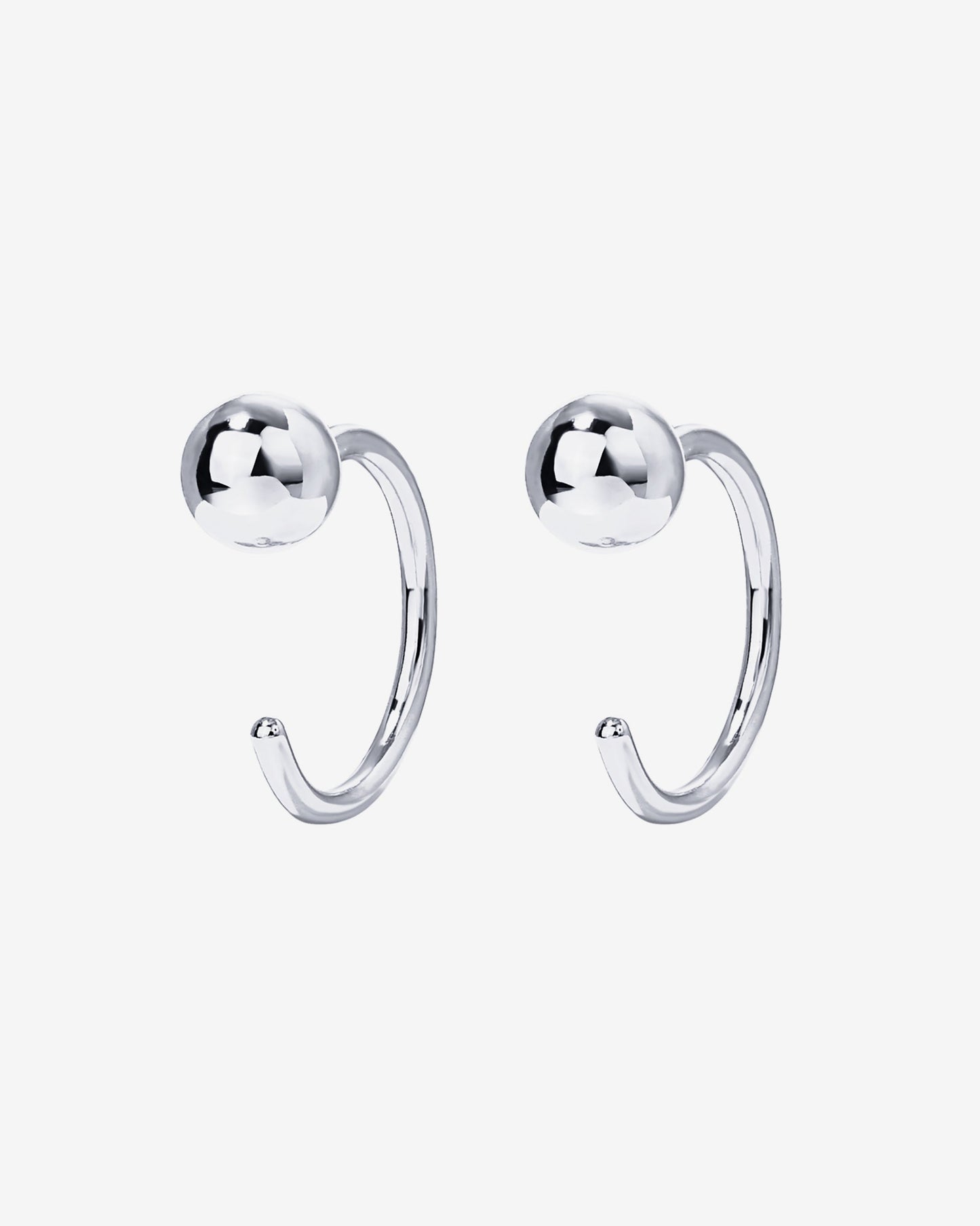Ball Half Hoop Huggie