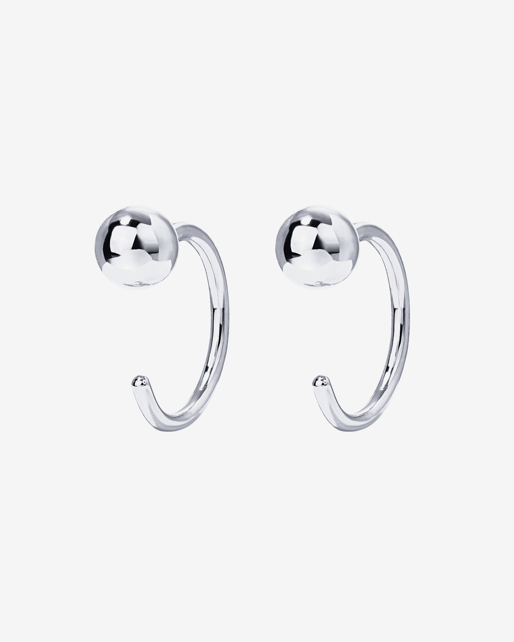 Ball Half Hoop Huggie
