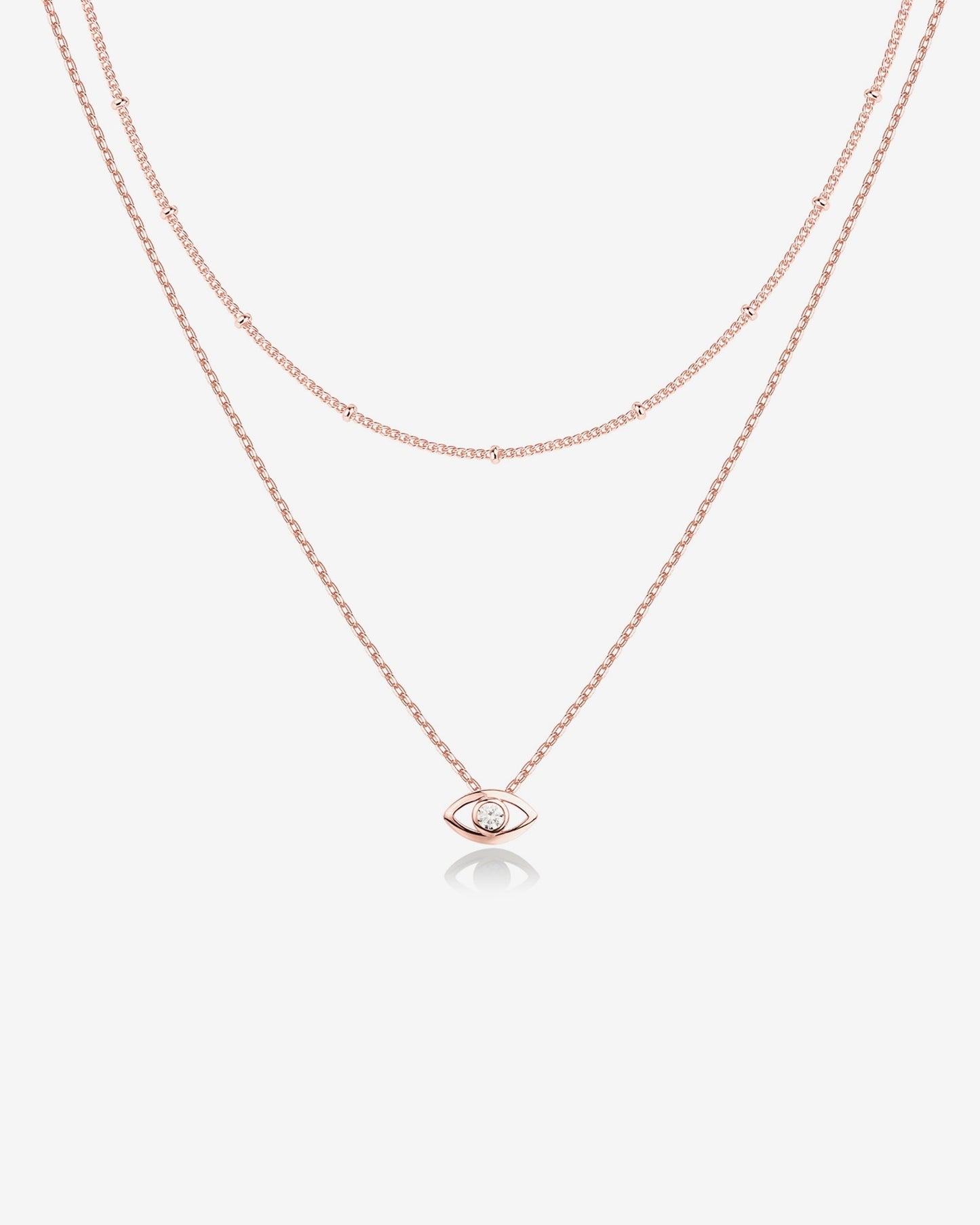 Layered Evil Eye Necklace