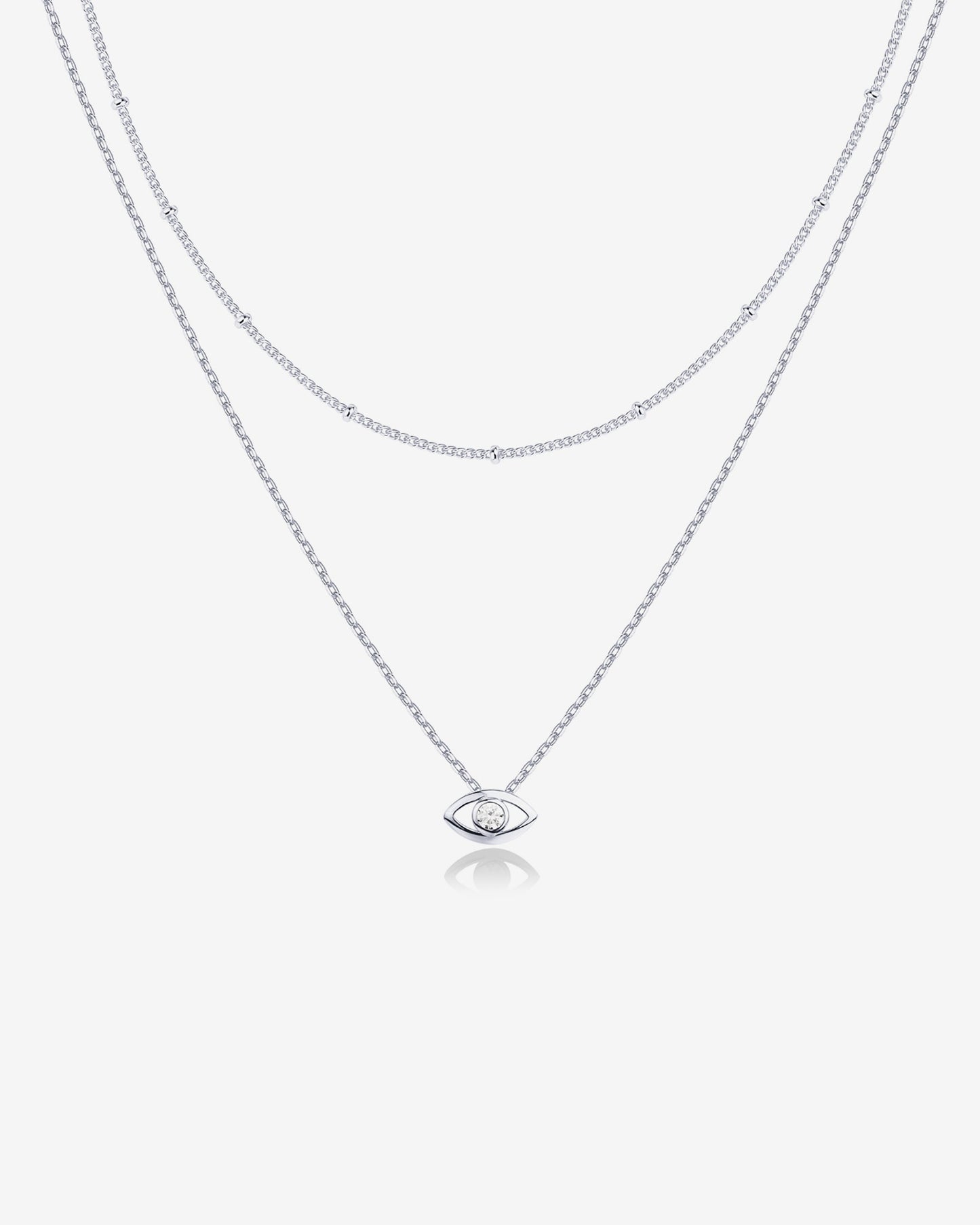 Layered Evil Eye Necklace
